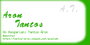 aron tantos business card